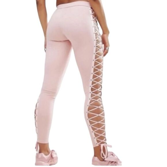 NWT- Fenty X Puma by Rihanna Laceup leggings - Picture 1 of 16